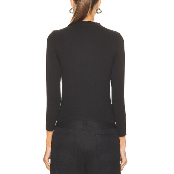 NWT$895 BALENCIAGA Fashion Institute Fitted Long Sleeve T-Shirt Top Sz XL - Picture 3 of 16